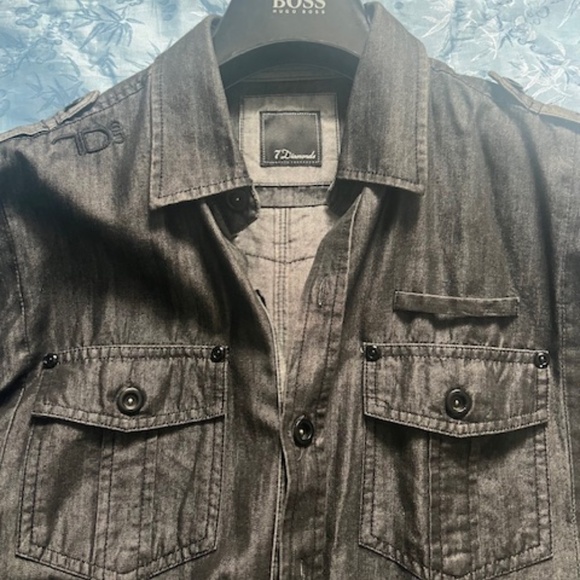 Grey Denim style shirt - Picture 4 of 4